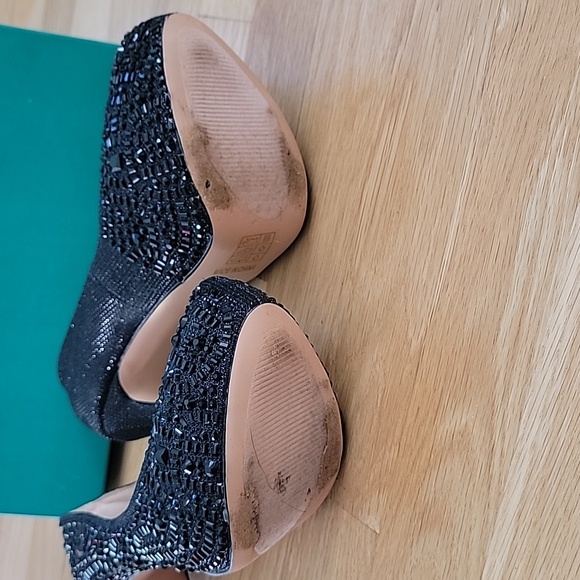 Black Sparkle Dress Shoes - Picture 7 of 8